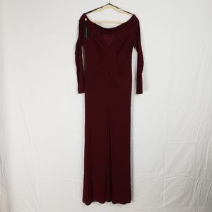 Tadashi Shoji Pintuck Maxi Dress